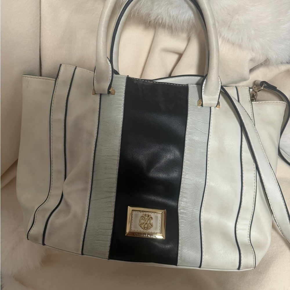 Chic Black and White Tote Bag